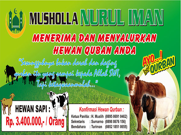 Harga patungan 1/7 bagian sapi qurban